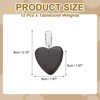 Unique Bargains Marble Heart Shape Tablecloth Weight Pendant Hooks 1.97" x 1.97" - 2 of 4