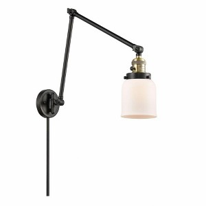 Bell - 1 Light Swing Arm Wall Sconce In Industrial Style-30 Inches Tall and 8 Inches Wide - 1 of 1