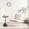 NicBex Modern Set of 2 Round Side Tables with Unique Vase Base Design for Living Room and Lounge - 4 of 4
