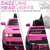 Kids Electric Car | Licensed Dodge Challenger Ride-On 12V Battery-Powered Vehicle with Remote, LED Lights, Bluetooth, MP3 for Boys and Girls - 2 of 4