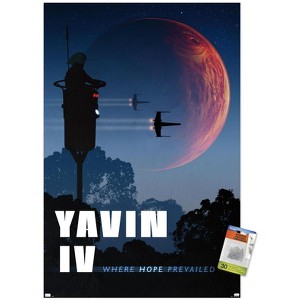 Trends International Star Wars: Yavin - Visit Yavin by Russell Walks 23 Unframed Wall Poster Prints - 1 of 4