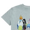 Adventure Time Women's Fashion Tee - Vibrant Cartoon Network Graphic T-Shirt with Finn, Jake, Marceline, Princess Bubblegum, and Ice King - 3 of 4