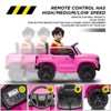 12V Kids Ride on Car, Electric Ride on Car, Electric Vehicle for Kids/Toddlers, Remote Control, MP3/Bluetooth, Spring Suspension, LED Light - 3 of 4