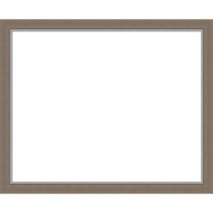 Amanti Art Eva Black Silver Narrow Framed Dry Erase Magnetic Board - 1 of 4