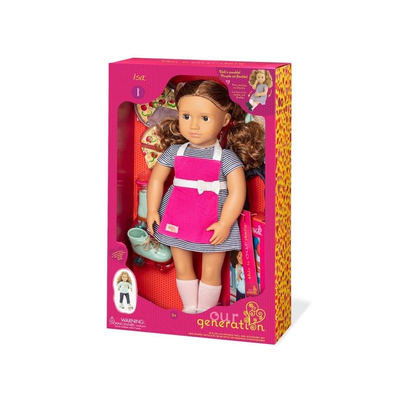 Our Generation Isa with Storybook &#38; Outfit 18&#34; Posable Cooking Doll, 6 of 7