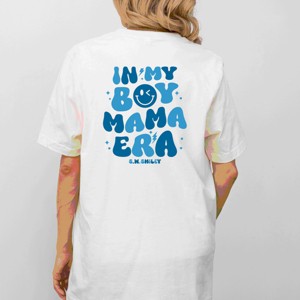 Simply Sage Market S.W.Smiley In My Boy Mom Era Front And Back Short Sleeve Tee - 1 of 4