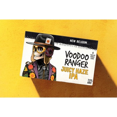 New Belgium Voodoo Ranger Juicy Haze IPA Beer - 6pk/12 fl oz Cans