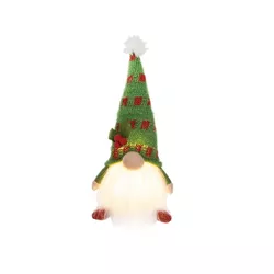 Gallerie II 8" Green Sitting Gnome w/LED