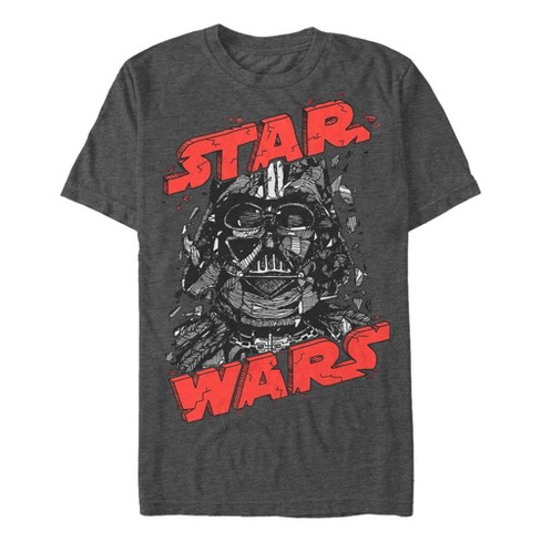Men's Star Wars Darth Vader Helmet Collapse T-shirt : Target