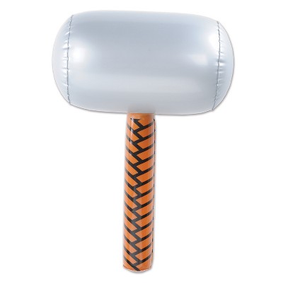 Beistle Inflatable Hammer, 18", (2/Pkg) Multicolored