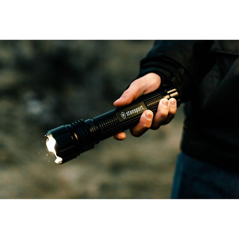 Stansport High Powered 2000L LED Tactical Aluminum Flashlight, 5 of 8