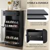 LOVMOR Entryway Organizer with 2 Flip Drawers - 3 of 4