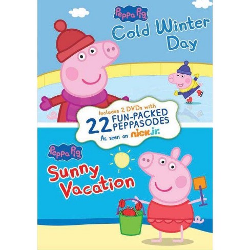 Peppa Pig: Cold Winter Day / Sunny Vacation (DVD) : Target