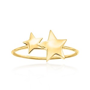 Ross-Simons 14kt Yellow Gold Star Ring - 1 of 4
