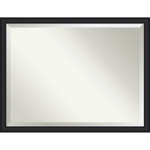 Amanti Art Oliver Narrow Beveled Wood Framed Bathroom Vanity Wall Mirror - 1 of 4