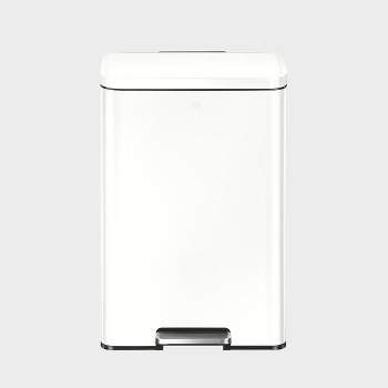 EKO Stainless Steel 50L Madison Step Trash Can