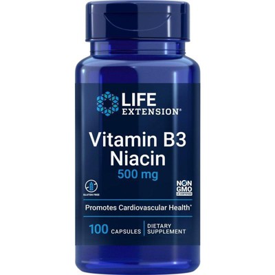 Vitamin B3 500 Mg By Life Extension - 100 Capsule : Target