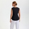 Women's Buckle Wrap Vest - A New Day™ Black - 2 of 4