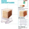Toothpick Dispenser Clear Restaurant-Style, Simple and Functional Toothpick Holder for Kitchen, Dining, or Office - 2 of 4