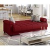 Maurice Microfiber Pillow Top Arm Convert a Couch Futon Sofa Sleeper -  Handy Living - image 4 of 4