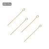 Unique Bargains DIY Craft Necklaces Bracelets Earrings Jewelry Making Iron 21 Gauge Eye Pins 500 Pcs - 3 of 4