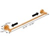Adjustable Towel Bar, 16-27 Inches, for Bathroom & Kitchen, Wall-Mounted, Premium Thick Aluminum, Brushed Gold Finish - 4 of 4