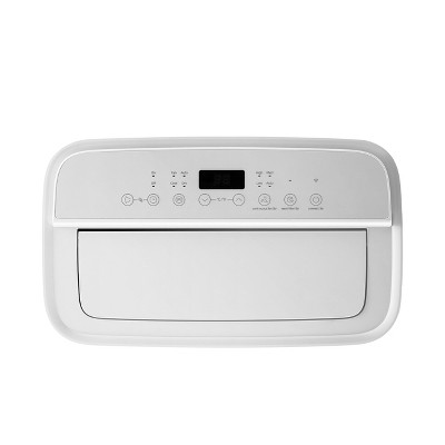Midea 8,000 BTU White Portable Air Conditioner with Smart Features
