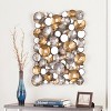 Locarno Metal Wall Sculpture - WS8921 - Gold - SEI - 2 of 4