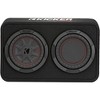 Kicker 48TCWRT82 CompRT 8" subwoofer in thin profile enclosure, 2ohm with 46CXA4001 Amp & Speaker Wire Bundle - image 4 of 4