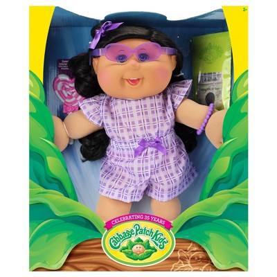 black hair cabbage patch doll