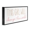Stupell Industries Girl Power Motivational Phrase, 24" x 10" - 3 of 4