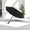 Unique Bargains Portable Umbrella 8-Rib Cute Design Manual Sun Protection Impact Cloth Vinyl 39.37"x27.17" 1 Pcs - 2 of 4