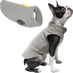 Gooby Fleece Vest Gray - 1 of 2