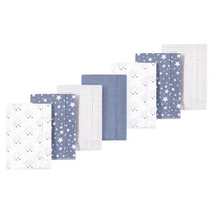 Luvable Friends Hudson Baby Flannel Burp Cloths 7pk - 1 of 1