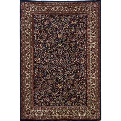 Ariana Blue Persian Border Low Pile Area Rug