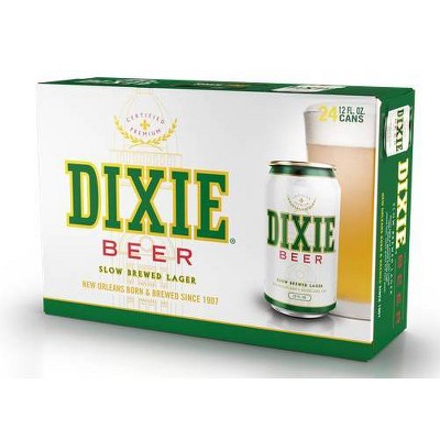 Dixie Lager Beer - 24pk/12 fl oz Cans