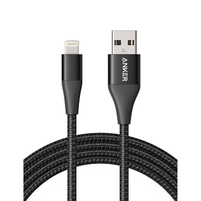 Anker 6' Braided Lightning To Usb-c Fast Charging Cable - White : Target