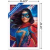 Trends International Marvel Ms. Marvel - Graffiti Framed Wall Poster Prints - 3 of 4