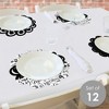 Big Dot of Happiness Black and White Grad Best is Yet to Come Graduation Party Round Table Decorations Paper Chargers Place Setting For 12 - 2 of 4
