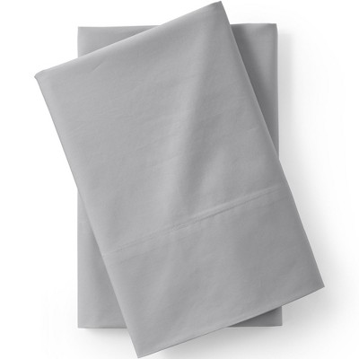 Lands' End 400 Thread Count Organic Cotton Percale Pillowcases
