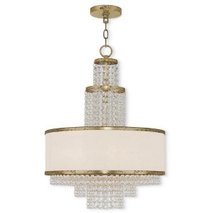 Livex Lighting Prescott 3 - Light Chandelier in  Brushed Nickel - 1 of 1