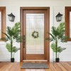 NicBex 1PC Faux Tree, Double Rod 18-leaf Artificial Plant Indoor Fake Plants for Courtyard Entryway, Garden Decor - 3 of 4