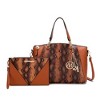 MKF Collection Addison Snake Embossed Women’s Tote Bag with matching Wristlet Pouch by Mia K - 2 of 4