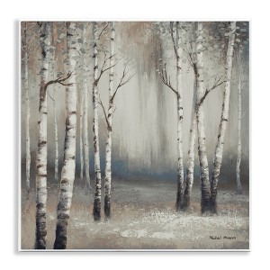 Stupell Industries Misty Birch Tree Forest Landscape, 12" x 12" - 1 of 4
