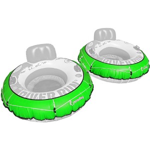 Bradley 2 Pack Heavy Duty River Tube Cover Only; Made in USA; Compatible with Intex River Run tube & Most 53" River Tubes - 1 of 1