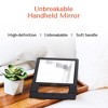 TASALON Salon Hand Mirrors with Handle - Unbreakable Handheld Mirror - Black - 2 of 4