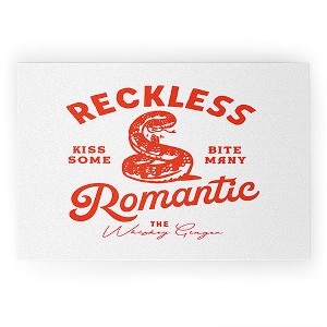 The Whiskey Ginger Reckless Romantic Kiss Some Bite Many 36" x 24" Welcome Mat - Society6 - 1 of 3