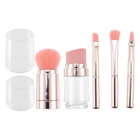 Unique Bargains Makeup Brushes Sets 4 Pcs : Target