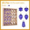 Unique Bargains Glass Decorative Hanging Tree Ornament Balls 1"-1.5" 50 Pcs - 3 of 4