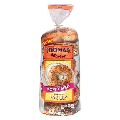 Thomas Poppy Seed Bagels 20 Oz 6 Ct Target